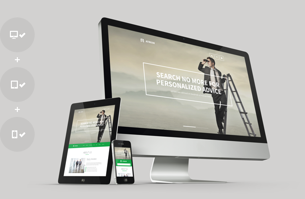 agency, financial, business, one page, corporate HTML Template