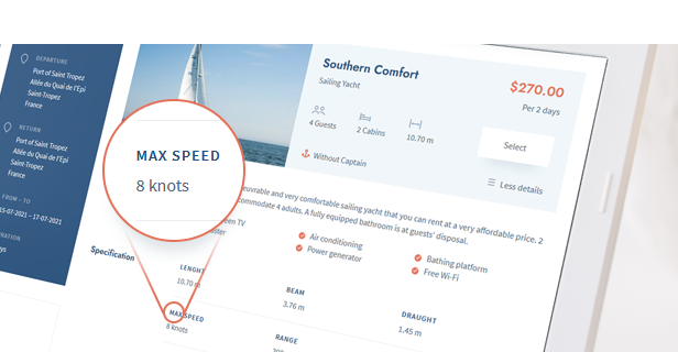 Boat & Yacht Rental Booking System for WordPress