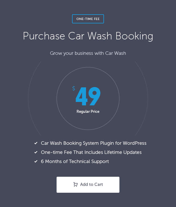 Car Wash Booking System for WordPress - 24