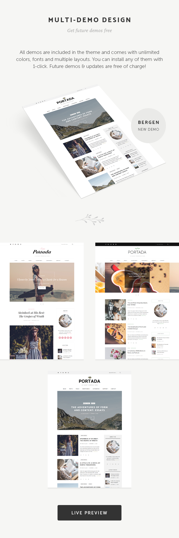 blog, magazine, editorial, lifestyle, blogging WordPress Theme