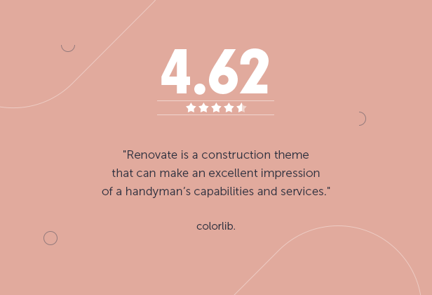 construction company, home repair, home services, home maintenance, renovation, building company, plumber, handyman WordPress Theme