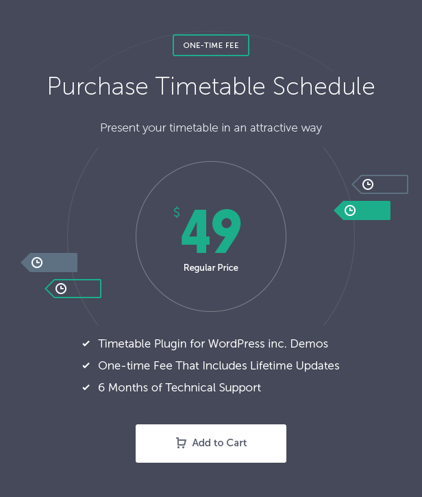Timetable Booking Schedule for WordPress - 15