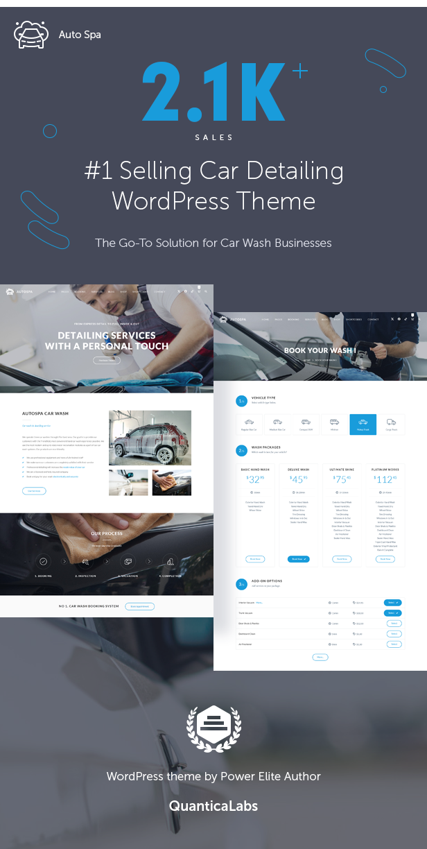 Auto Spa - Car Wash WordPress Theme