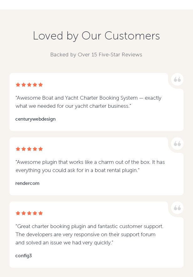 Boat & Yacht Rental Booking System for WordPress