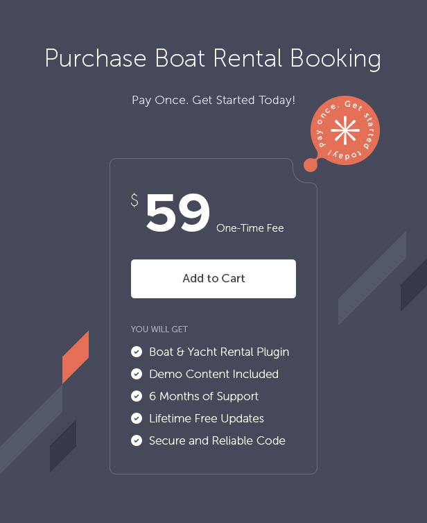 Boat & Yacht Rental Booking System for WordPress