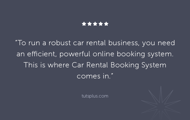 Car Rental Booking System for WordPress