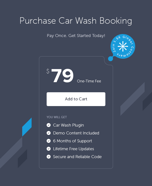 Car Wash Booking System for WordPress