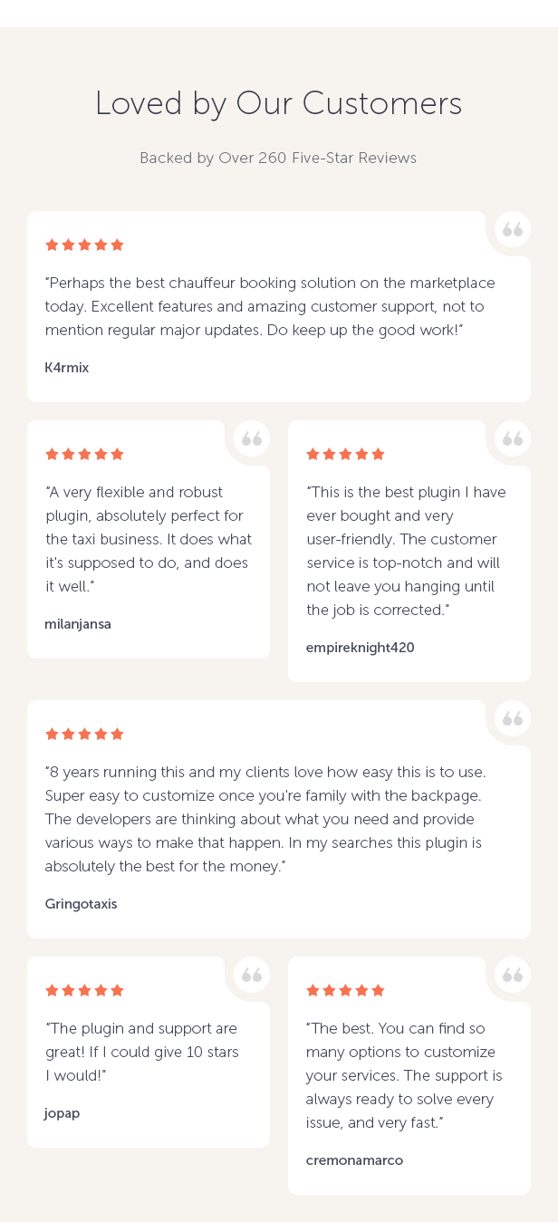 Chauffeur Taxi Booking System for WordPress