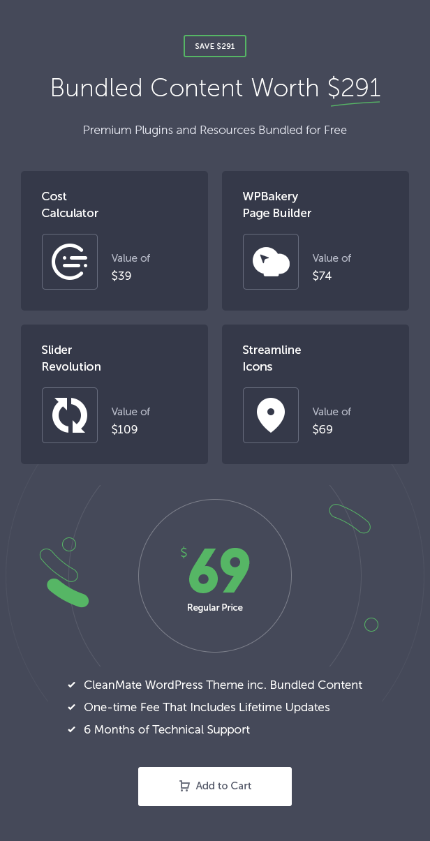 CleanMate WordPress Theme for cleaning, housekeeping and maintenance services