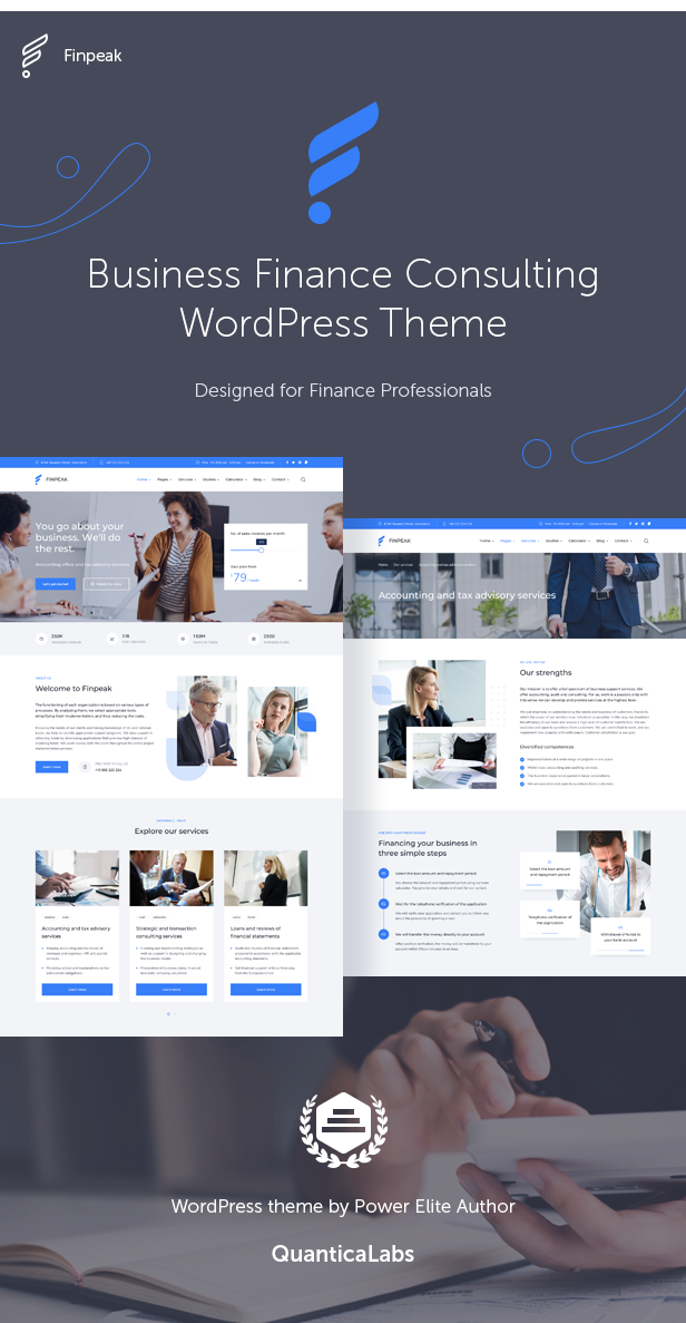 Finpeak - Finance Consulting WordPress Theme