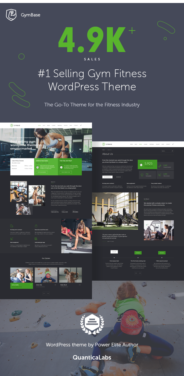 GymBase - Gym Fitness WordPress Theme