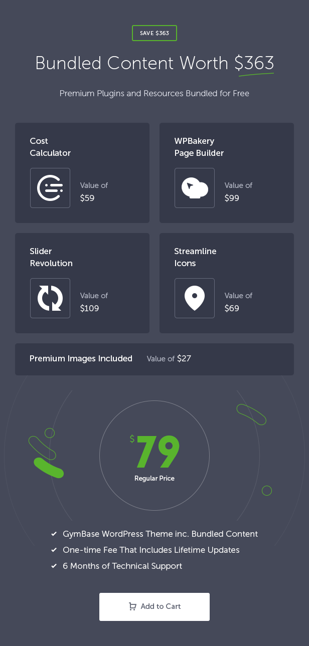 GymBase WordPress Theme for gym, fitness and workout centers