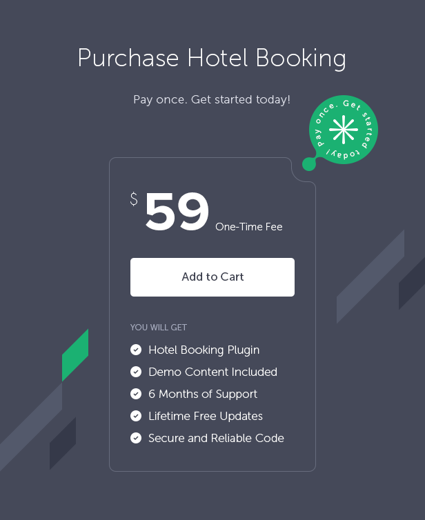 Hotel Booking System for WordPress