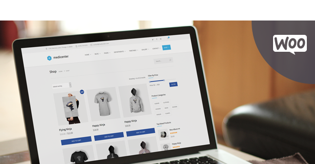 MediCenter WordPress Theme for medical, clinic and healthcare services