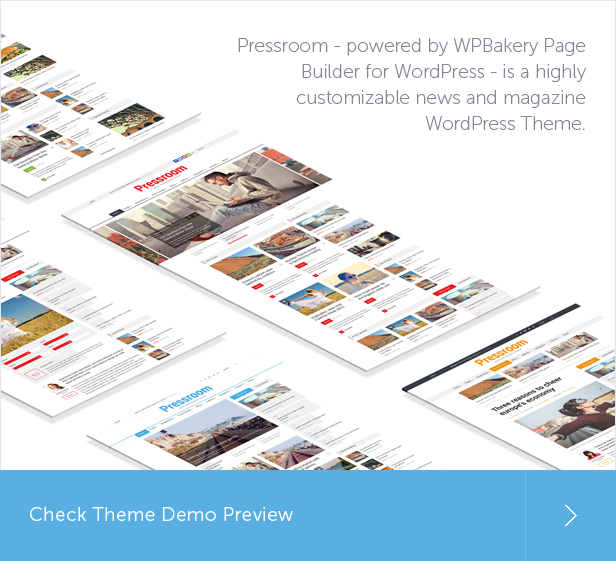 Pressroom – News Magazine WordPress Theme