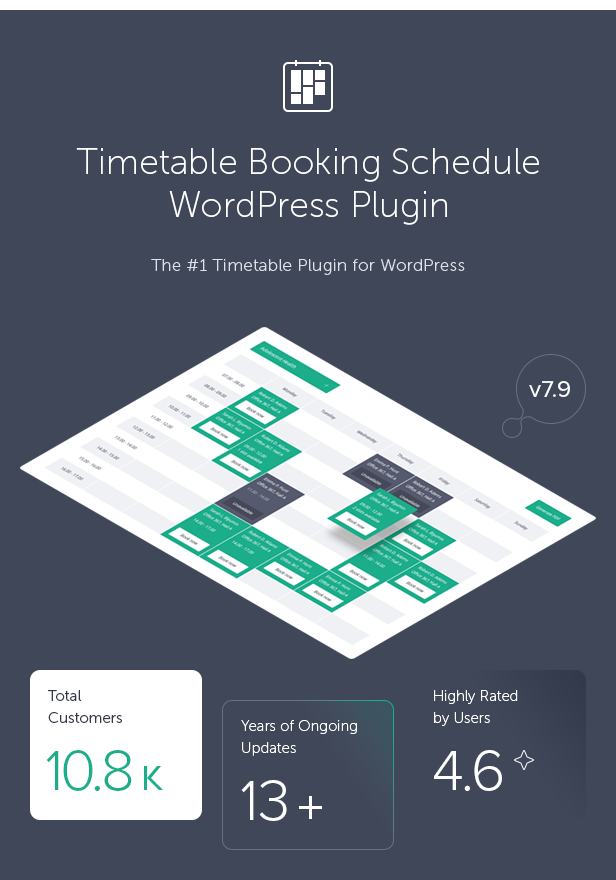 Timetable Booking Schedule for WordPress