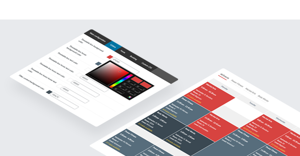 Timetable Booking Schedule for WordPress