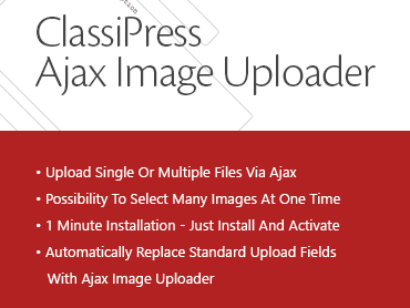 ClassiPress Ajax Image Uploader