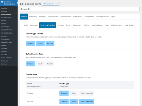 Chauffeur Taxi Booking System for WordPress