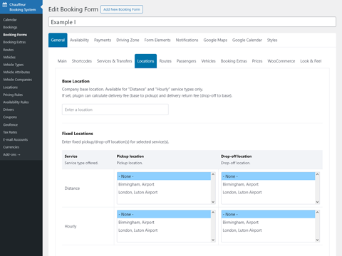 Chauffeur Taxi Booking System for WordPress