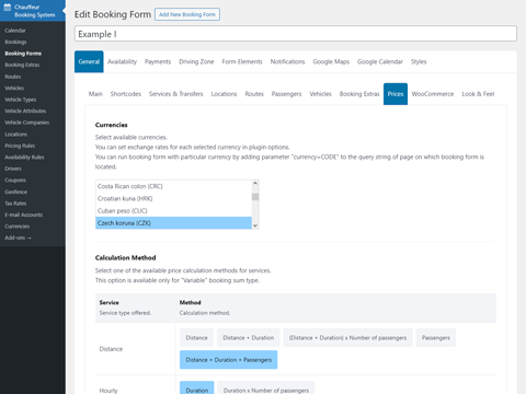 Chauffeur Taxi Booking System for WordPress