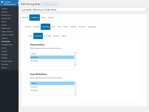 Chauffeur Taxi Booking System for WordPress