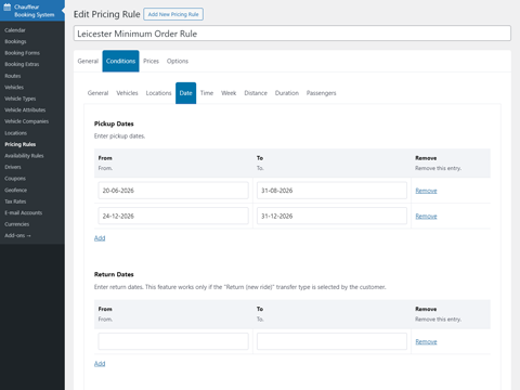 Chauffeur Taxi Booking System for WordPress