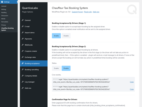 Chauffeur Taxi Booking System for WordPress