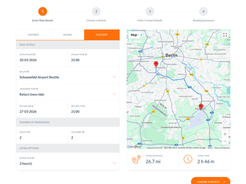Chauffeur Taxi Booking System for WordPress