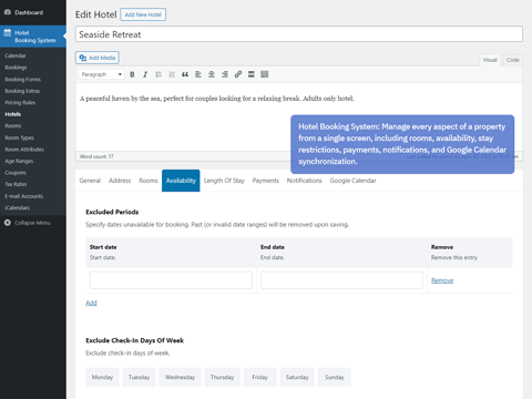 HBook vs Hotel Booking System for WordPress: Which Plugin Fits Your Accommodation Business Better?