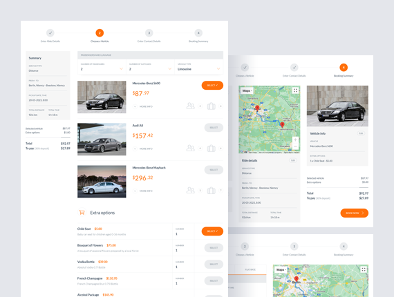 Chauffeur Booking System for WordPress Plugin Item Page