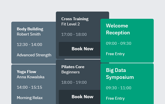 Timetable Booking Schedule for WordPress