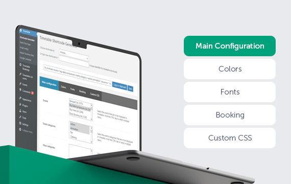 Timetable Booking Schedule for WordPress