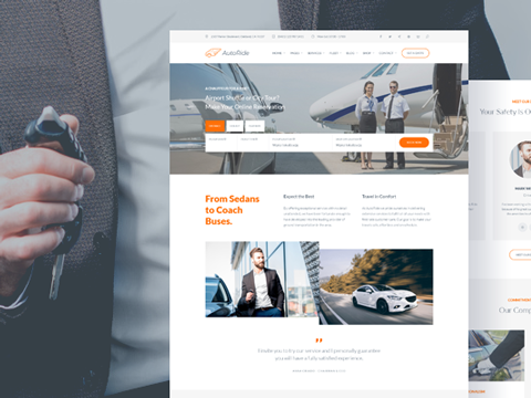 Drive Your Taxi Business Forward with the AutoRide WordPress Theme