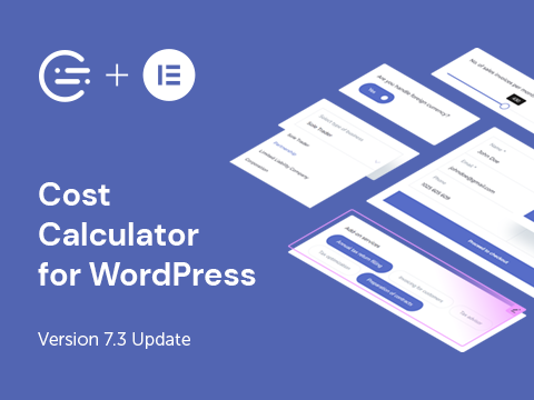 Cost Calculator for WordPress 7.3: Introducing Seamless Elementor Integration