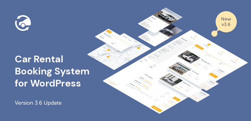 Car Rental Booking System for WordPress – What’s New in Version 3.6