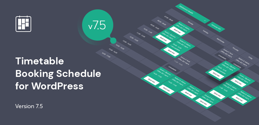 Timetable Booking Schedule for WordPress – The Complete Scheduling Plugin
