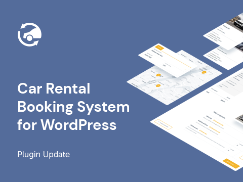 New Version of Car Rental Booking System for WordPress Is Available (v3.9)