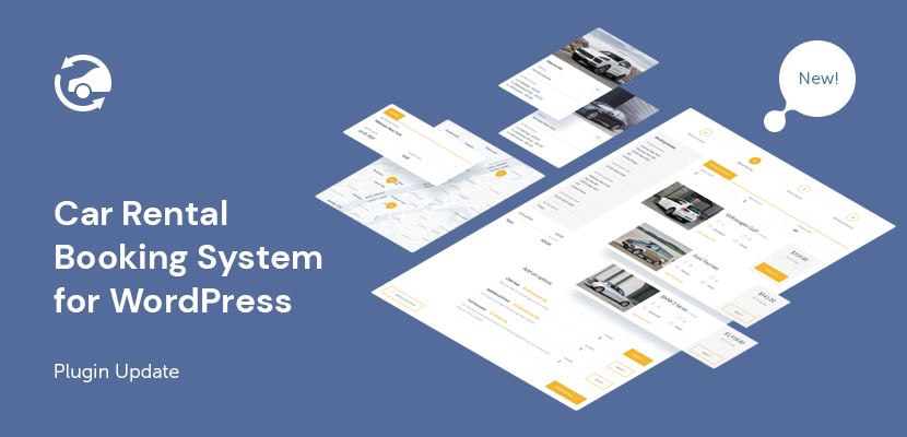 New Version of Car Rental Booking System for WordPress Is Available (v3.9)