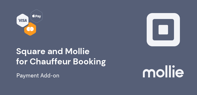 Square and Mollie Payment Add-ons for Chauffeur Taxi Booking System