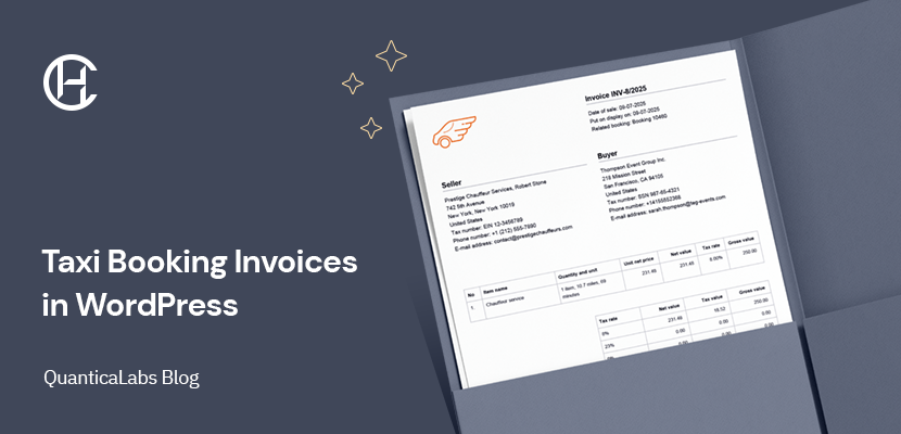 How to Generate Invoices for Taxi Bookings in WordPress (Automatically)