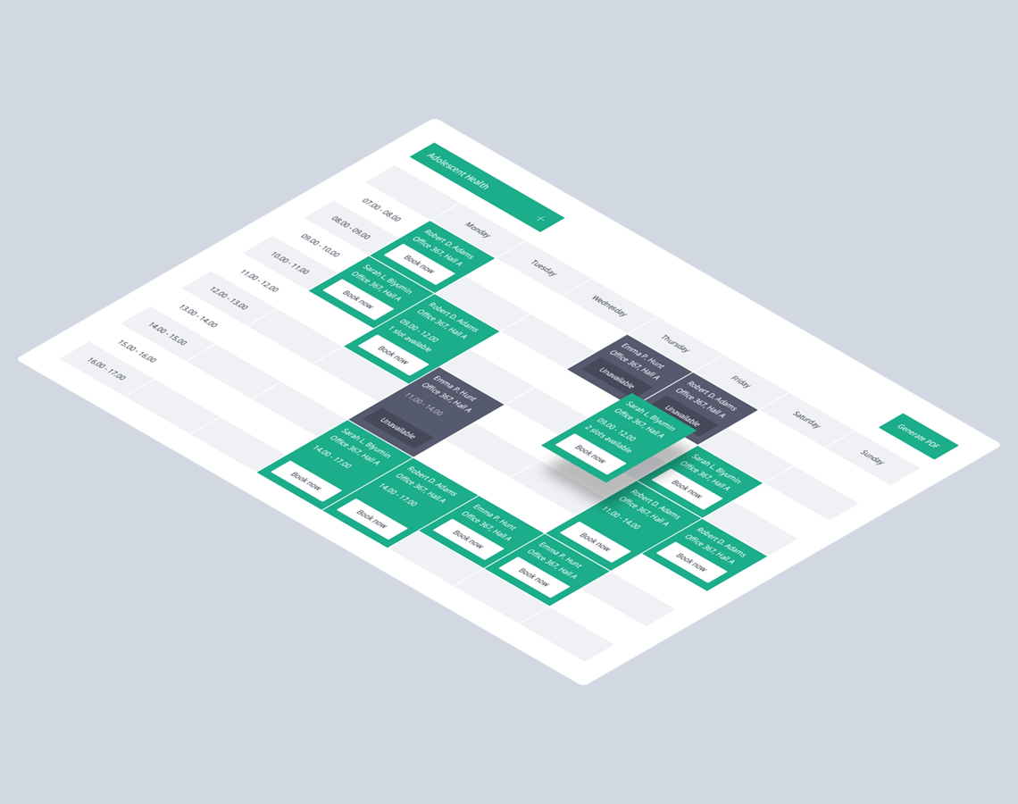 Timetable Booking Schedule for WordPress
