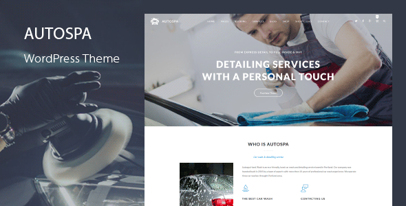 Auto Spa WordPress Theme