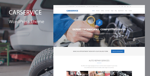 Car Service WordPress Theme