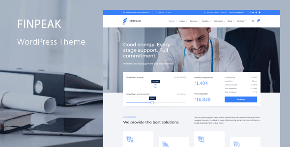 Finpeak WordPress Theme