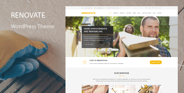 Renovate WordPress Theme